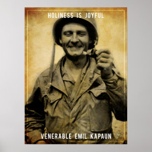 Pôster Santidade - Emil veneralvelmente Kapaun