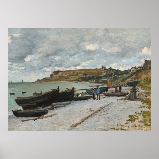 Poster Santo-Adresse, 1867 Claude Monet Fine Art (Frente)