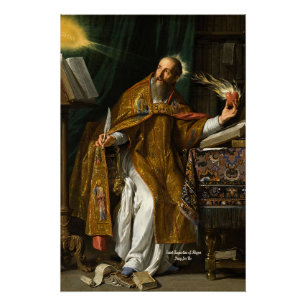 Pôster Santo Agostinho de Hipona