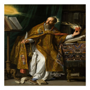 Pôster Santo Agostinho de Hipona