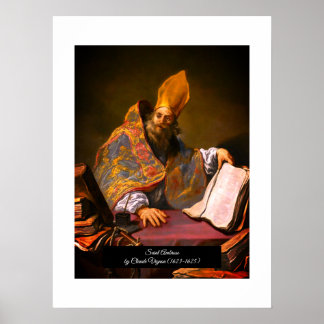 Poster Santo Ambrose de Milão