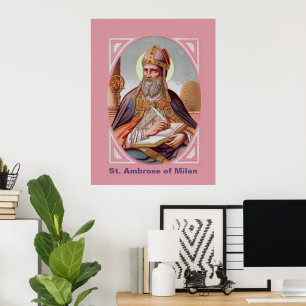Poster Santo Ambrósio de Milão (BEN 001)