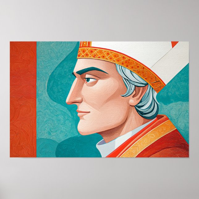 Poster Santo Ansgar: Apóstolo do Norte (Frente)