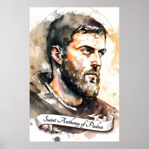 Poster Santo Anthony de Pádua