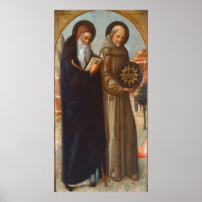 Poster Santo Antônio Abade - Jacopo Bellini Cartaz de Art (Frente)