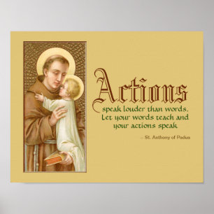 Poster Santo António de Pádua & o Menino Jesus (JM 05)