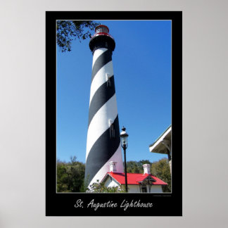 Poster Santo Augustin Florida Lighthouse