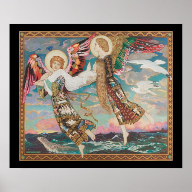 Poster Santo Bride, c. 1913 por John Duncan (Frente)