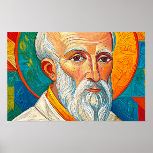 Poster Santo Callistus I: Sabedoria e Força