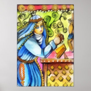 Pôster Santo Catherine de Siena