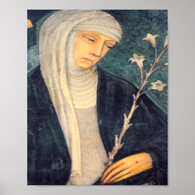 Poster Santo Catherine Of Siena (Frente)