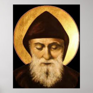 Poster Santo Charbel (Sharbel) Maronita