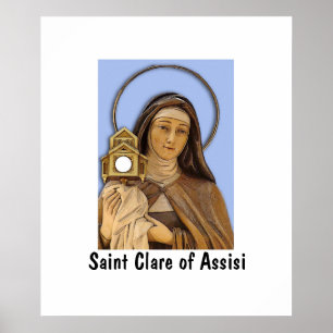 Poster Santo Clare Assisi