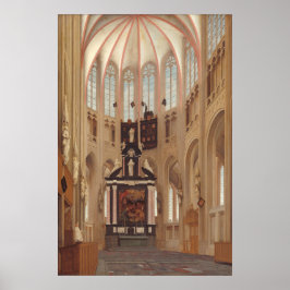 Poster Santo da Catedral John - P Saenredam Fine Art Post