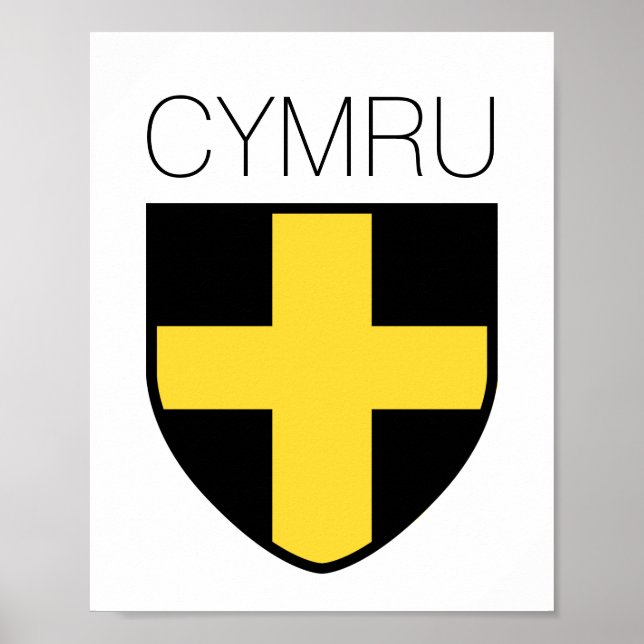 Poster Santo David Crachá (Wales/ Cymru) (Frente)