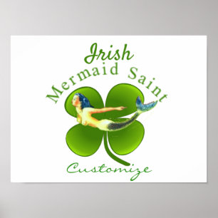 Poster Santo de Sereia Irlandês Thunder_Cove