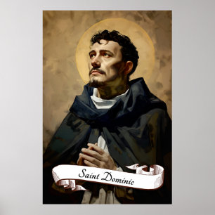 Poster Santo Dominic Fundador da Ordem Dominicana
