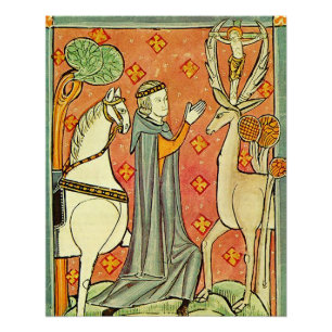 Pôster Santo Eustachius Apóstolo dos Ardenes