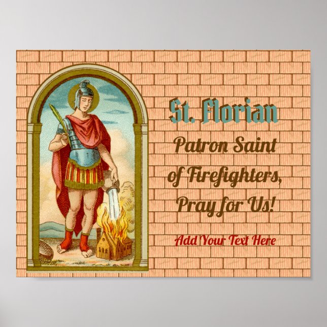 Poster Santo Floriano de Lorch (BK 32) Cartaz 1 (Frente)