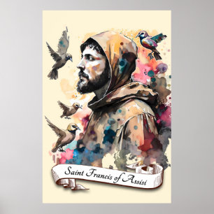 Poster Santo Francis de Assisi