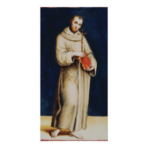 Pôster Santo Francis de Assisi por Raphael