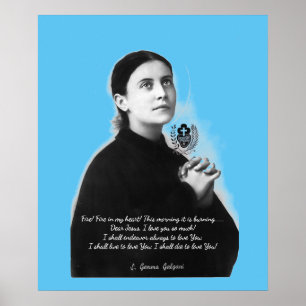 POSTER SANTO GEMMA GALGANI