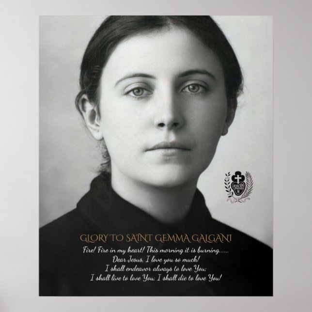 POSTER SANTO GEMMA GALGANI (Frente)