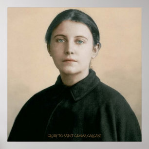 POSTER SANTO GEMMA GALGANI