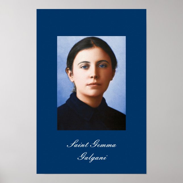 Poster santo gemma galgani (Frente)