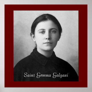 PÔSTER SANTO GEMMA GALGANI