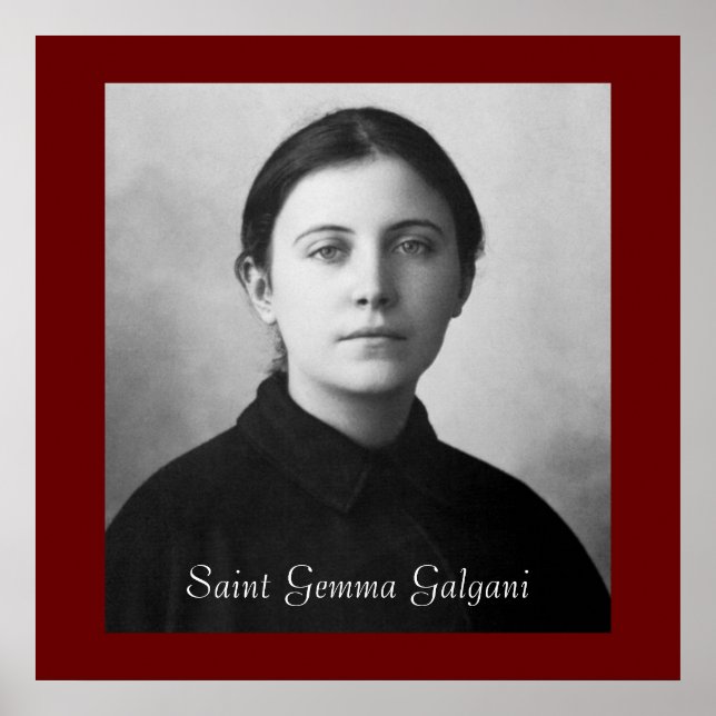 PÔSTER SANTO GEMMA GALGANI (Frente)
