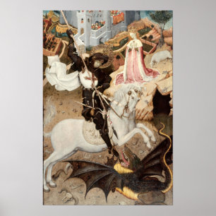 Pôster Santo George Matando o Dragão (1435)