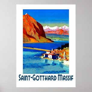 Poster Santo Gotthard Massif, França