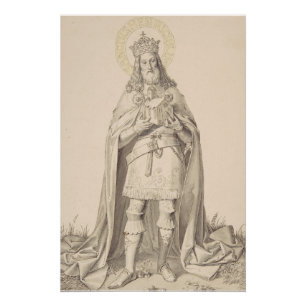 Pôster Santo Henrique II, Imperador Romano-Germânico