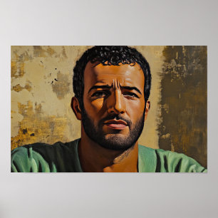 Poster Santo Inquieto Augustine