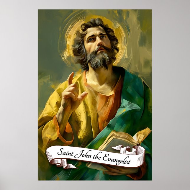 Poster Santo John, o Evangelista (Frente)