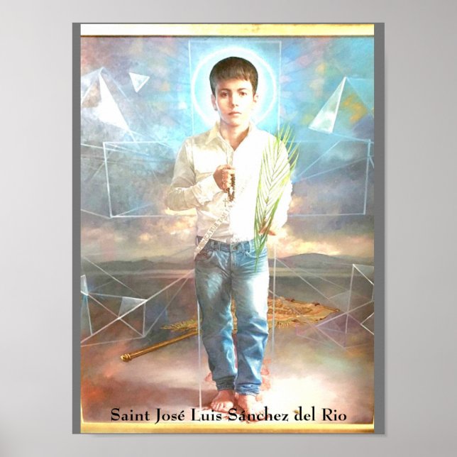 Poster Santo José Luis Sánchez del Rio (Frente)