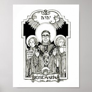 Pôster Santo Josemaria Escriva