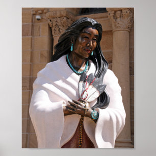 Poster Santo Kateri Tekakwita
