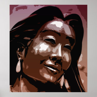 Pôster Santo Kateri Tekakwita vetora arte