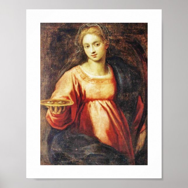 Pôster Santo Lúcia da Suecia (Frente)