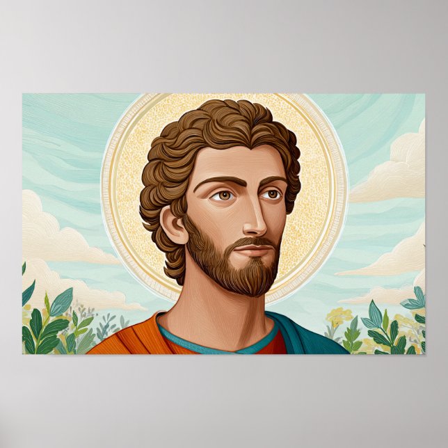 Poster Santo Luke, o Evangelista (Frente)