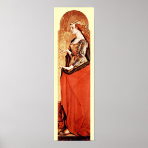 Pôster SANTO MARY MAGDALENE 2 Dourado, Vermelho