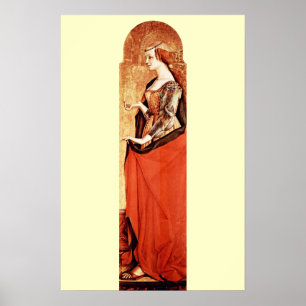 Pôster SANTO MARY MAGDALENE 2 Dourado, Vermelho