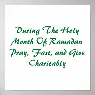 Pôster Santo Mês De Ramadã