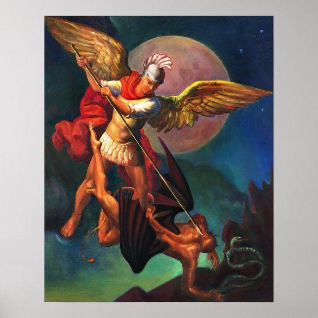 Poster Santo Michael, o Arcanjo Guerreiro (Frente)