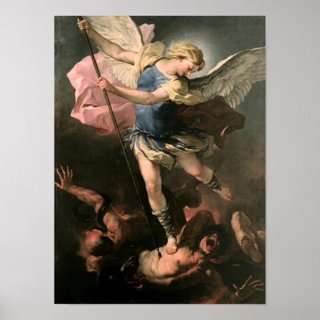 Pôster Santo Michael por Giordano (Frente)