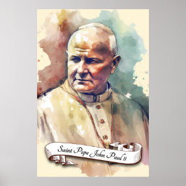 Poster Santo Papa João Paulo II