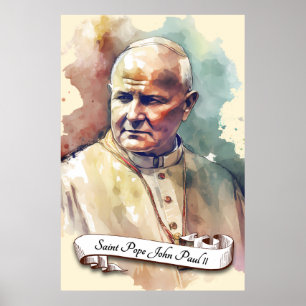 Poster Santo Papa João Paulo II