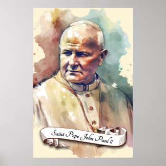 Poster Santo Papa João Paulo II